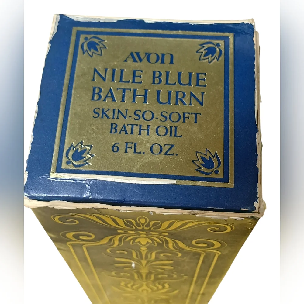 ♦️Avon Nile Blue Bath Urn (Empty) - Picture 6 of 8